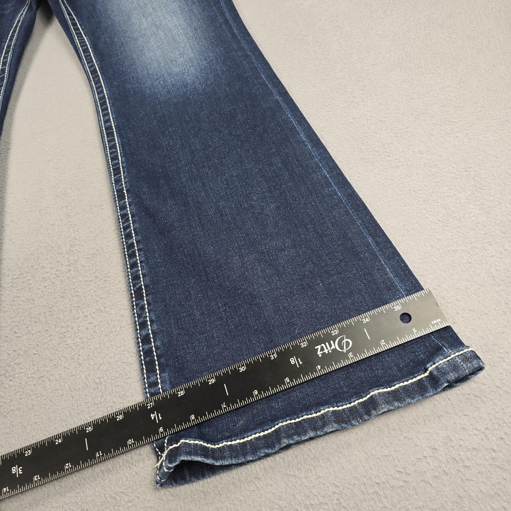 Miss Me Jeans Womens 32x32 Dark Wash Mid Rise Bootcut Embroidered Western NWT - Picture 11 of 15